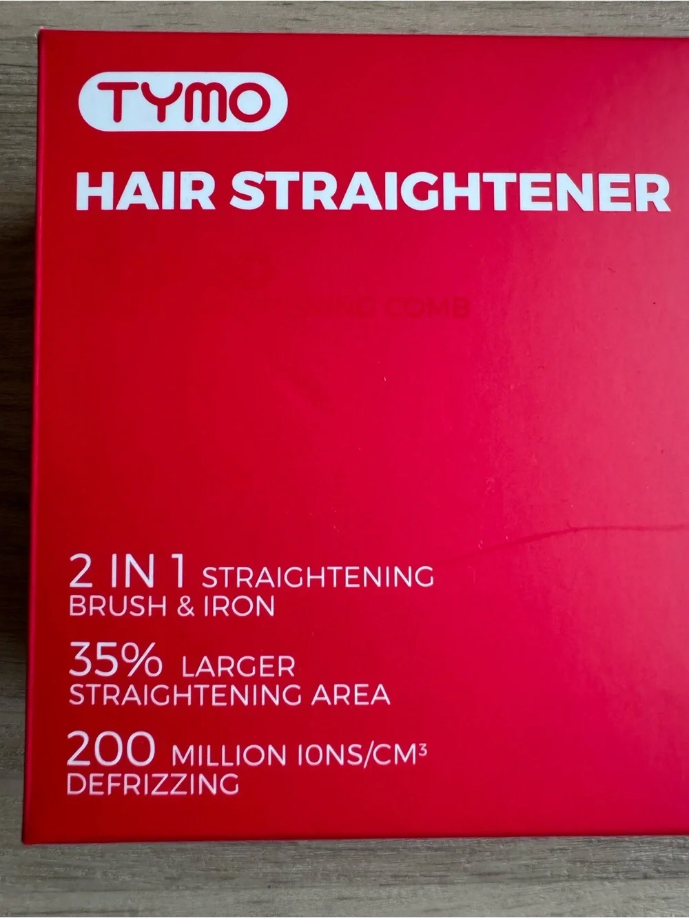 TYMO 2-in-1 Hair Flip Pro Straightener Brush
